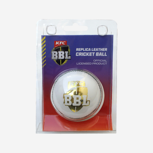 BBL leather white ball + case