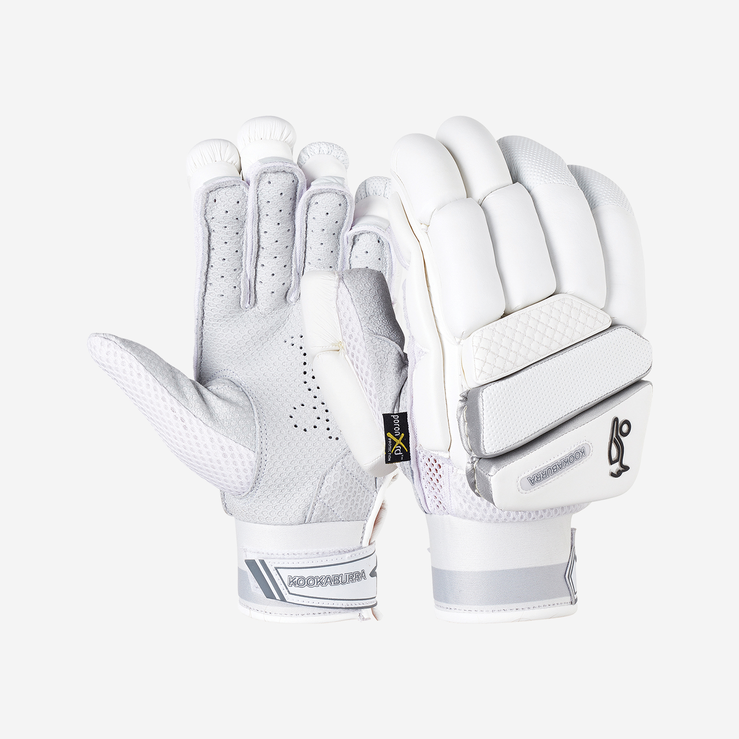 KOOKABURRA Unisexs 2020 Ghost Pro Batting Gloves Small Adult Right Hand White 
