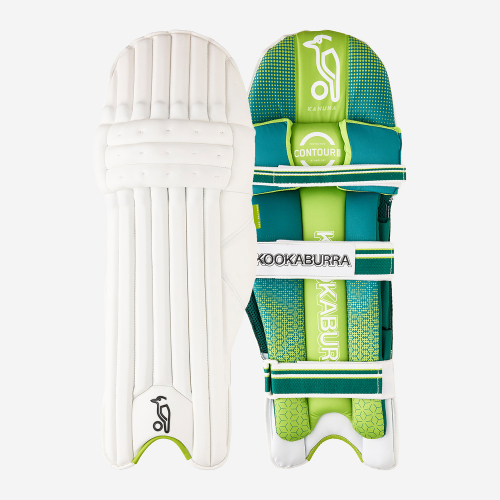Kookaburra 2019 Ghost 2.0 Cricket Batting Pads Leg Guards White/Grey 