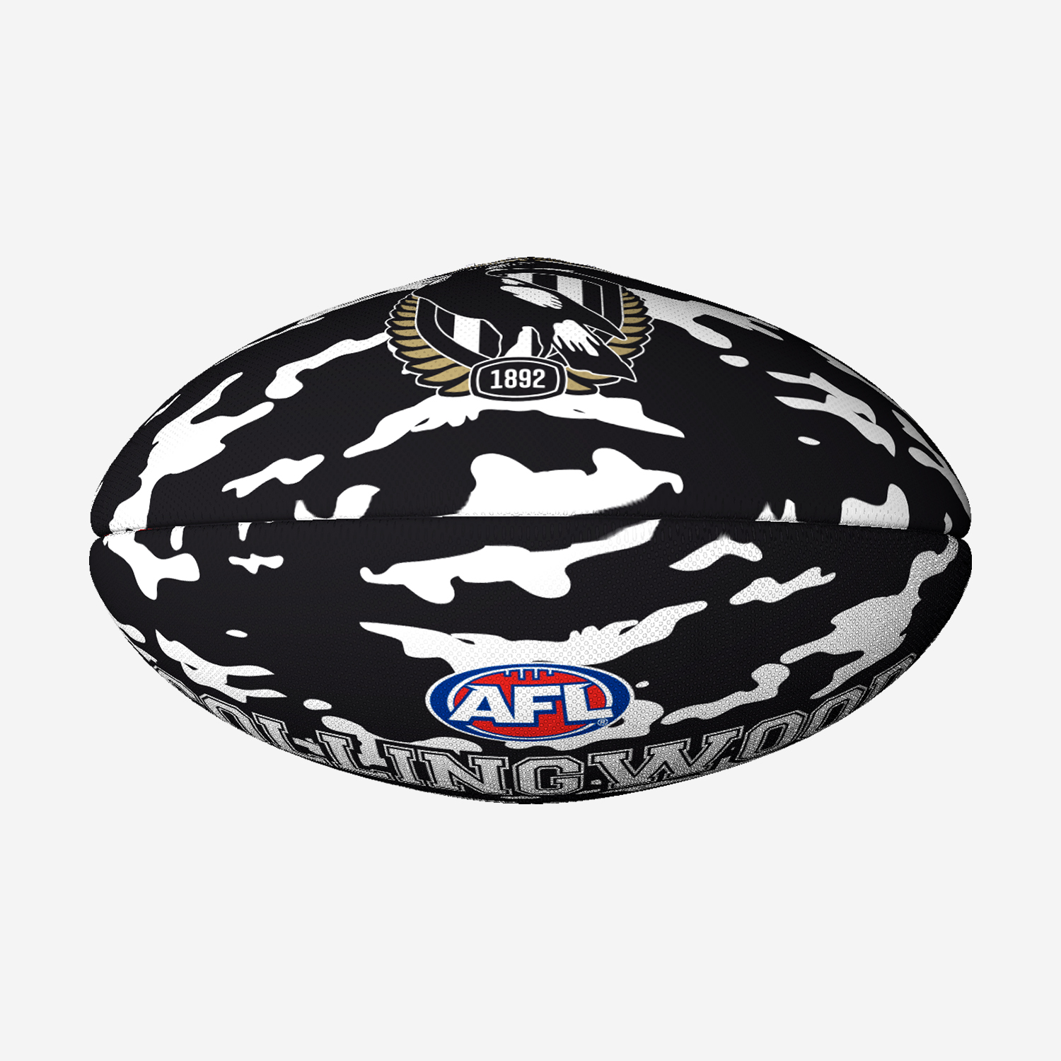 COLLINGWOOD MAGPIES AFL CAMO FOOTBALL SIZE 5