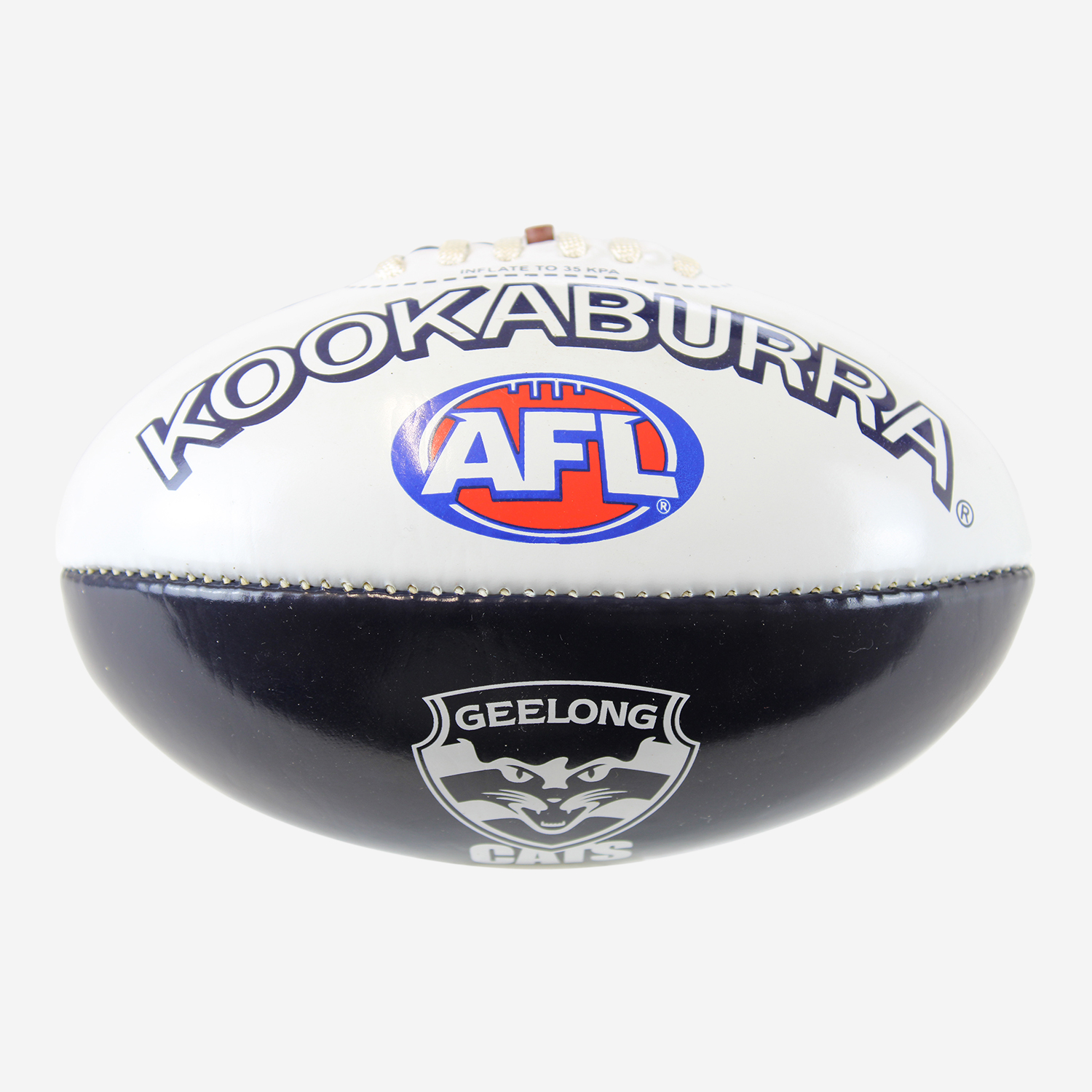 Kookaburra AFL Mini PVC Football 20CM Geelong Cats