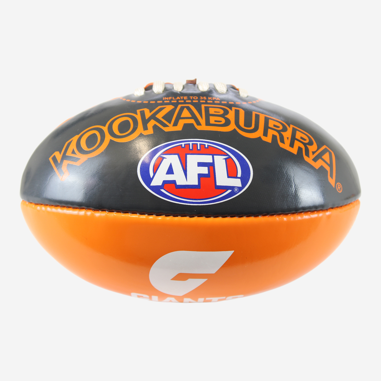 Kookaburra AFL Mini PVC Football 20CM GWS Giants