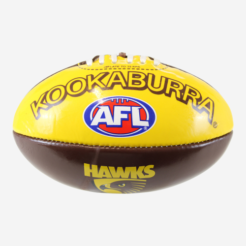 Kookaburra AFL Mini PVC Football 20CM Hawthorn Hawks