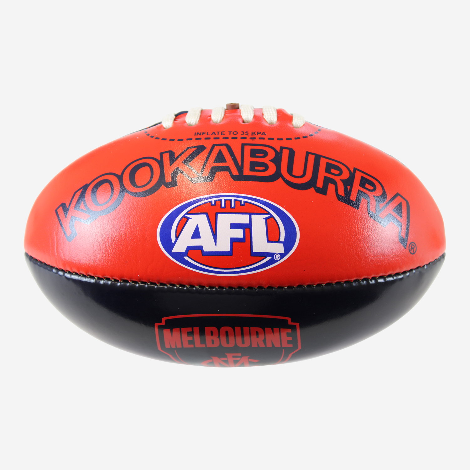 Kookaburra AFL Mini PVC Football 20CM Melbourne Demons