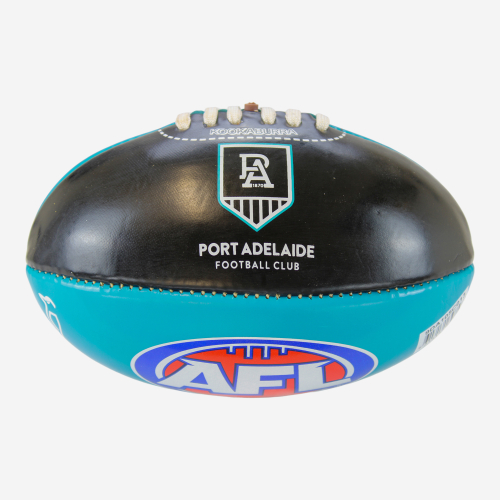 Kookaburra AFL Mini PVC Football 20CM Port Adelaide Power