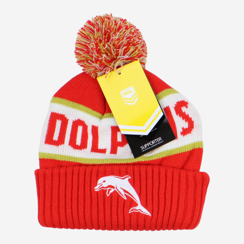 Dolphins NRL Striker Beanie