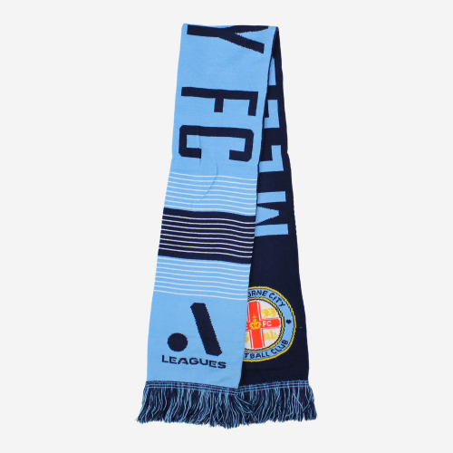 Melbourne City Linebreak Jacquard Scarf