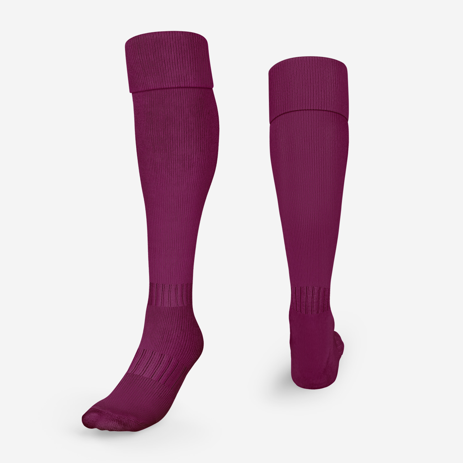 Maroon Football Socks