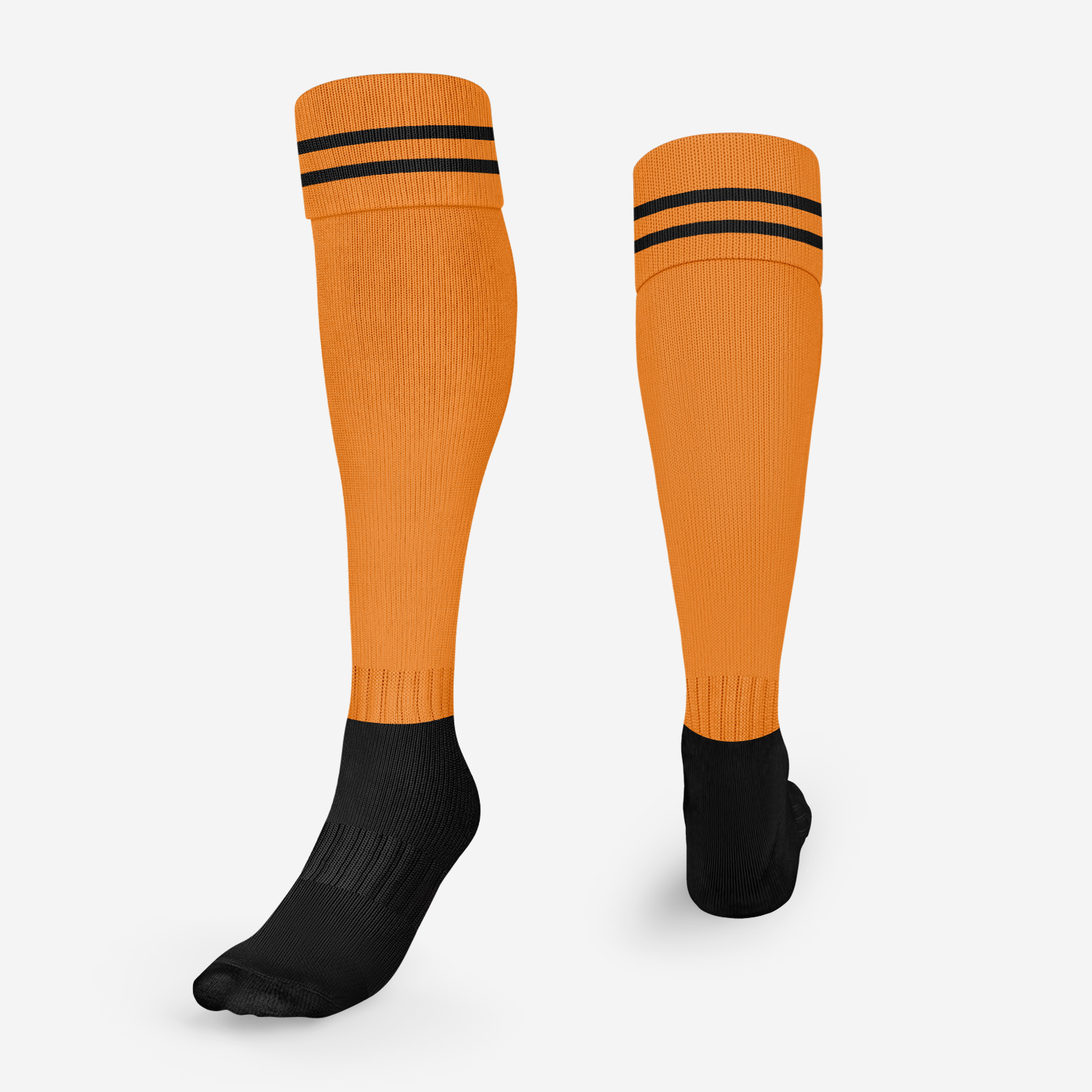 Red/2 Black SS Football Socks