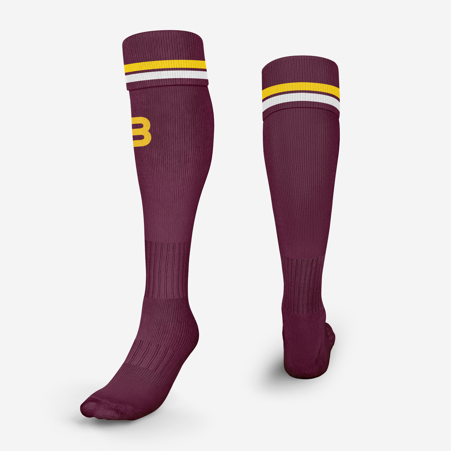 Brisbane Broncos adult socks