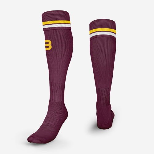 Brisbane Broncos adult socks