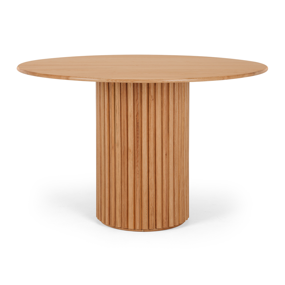 Rho Dining Table 120rd (Natural Oak)
