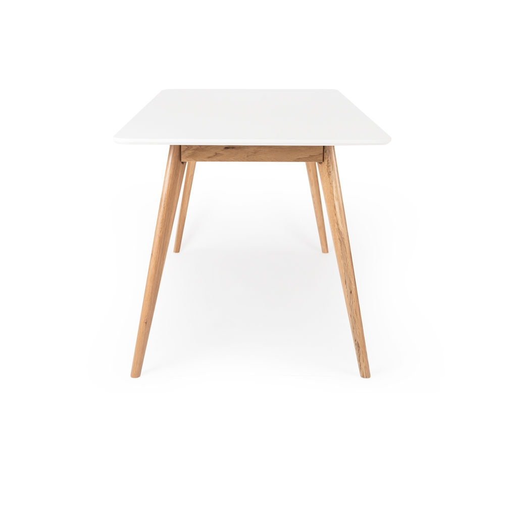 Radius Dining Table 160x80 (White Top)