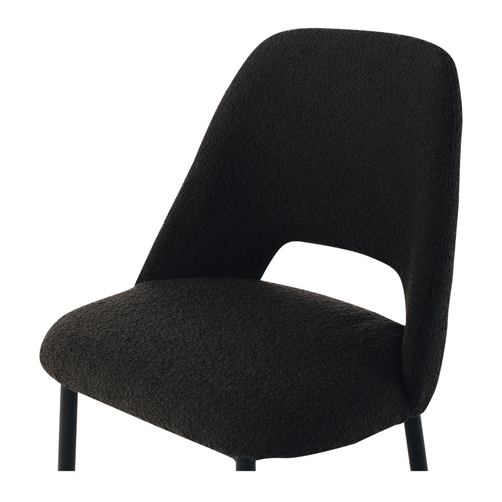 Cinderella Dining Chair Boucle Anthracite