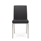 Bristol Chair PU Black w/Stainless