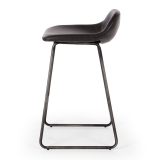 Haus Barstool Vintage Black PU