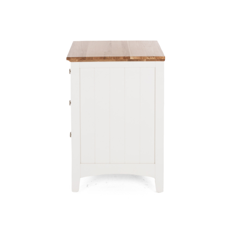 Jessica 3drw Bedside OAK TOP