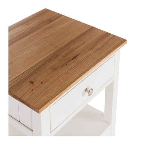 Jessica 1drw Bedside OAK TOP