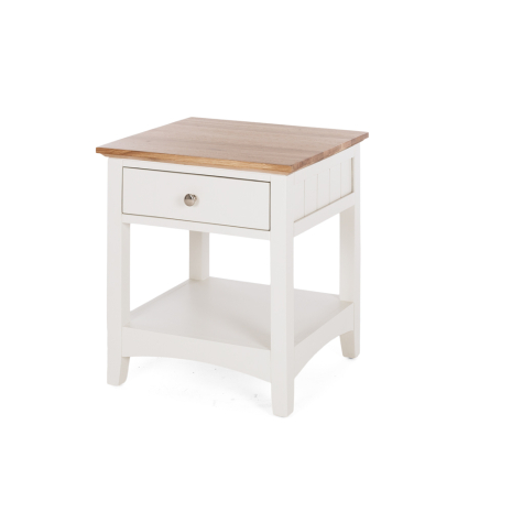 Jessica 1drw Bedside OAK TOP