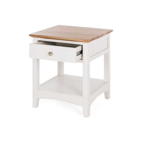 Jessica 1drw Bedside OAK TOP