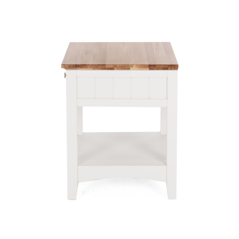 Jessica 1drw Bedside OAK TOP