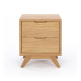 furniture by design milano 2 drawer bedside 1