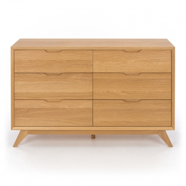 furniture by design milano 6 drawer wide chest 1