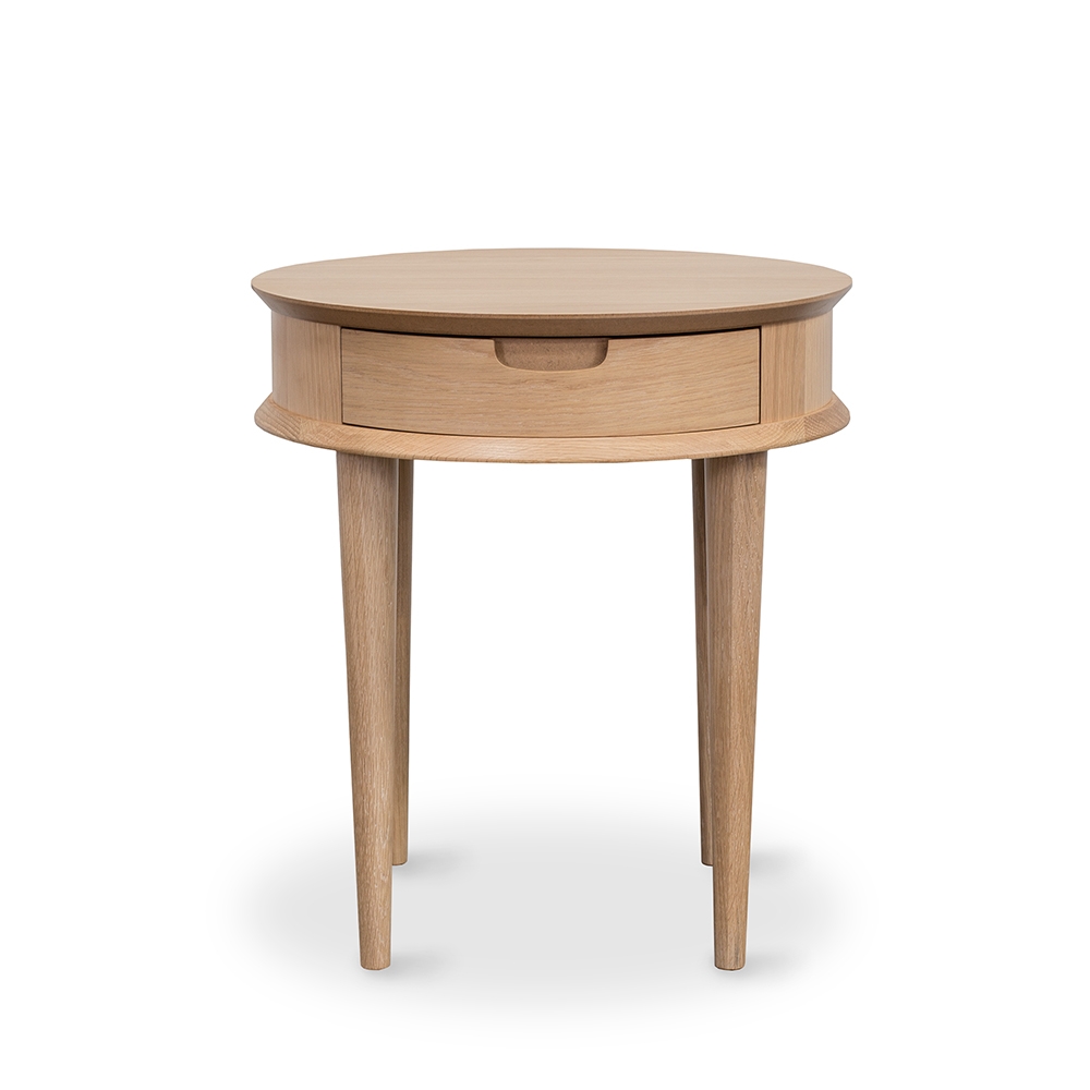 Oslo Lamp Table with Draw_1