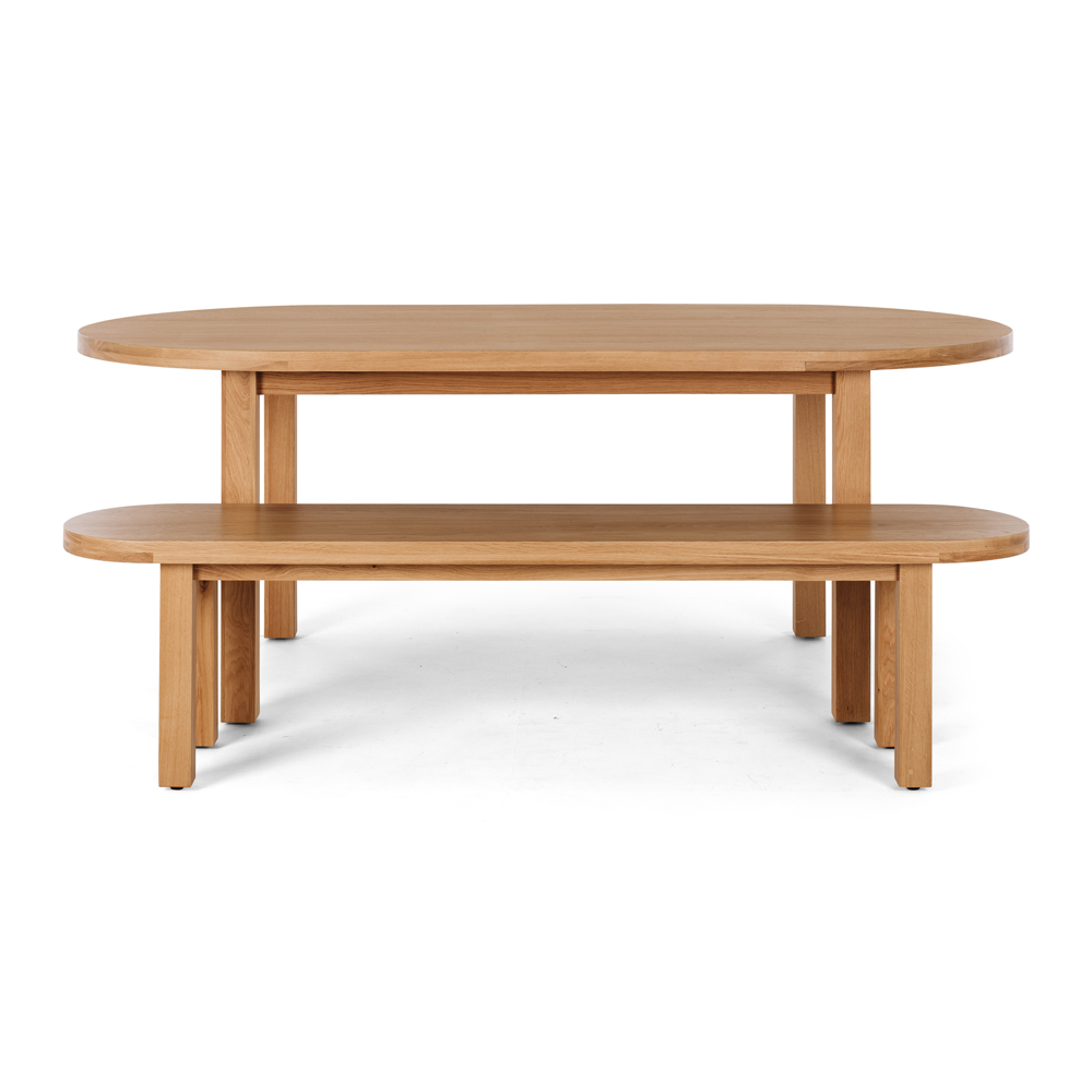 ARC Dining Table 200 (Natural Oak)
