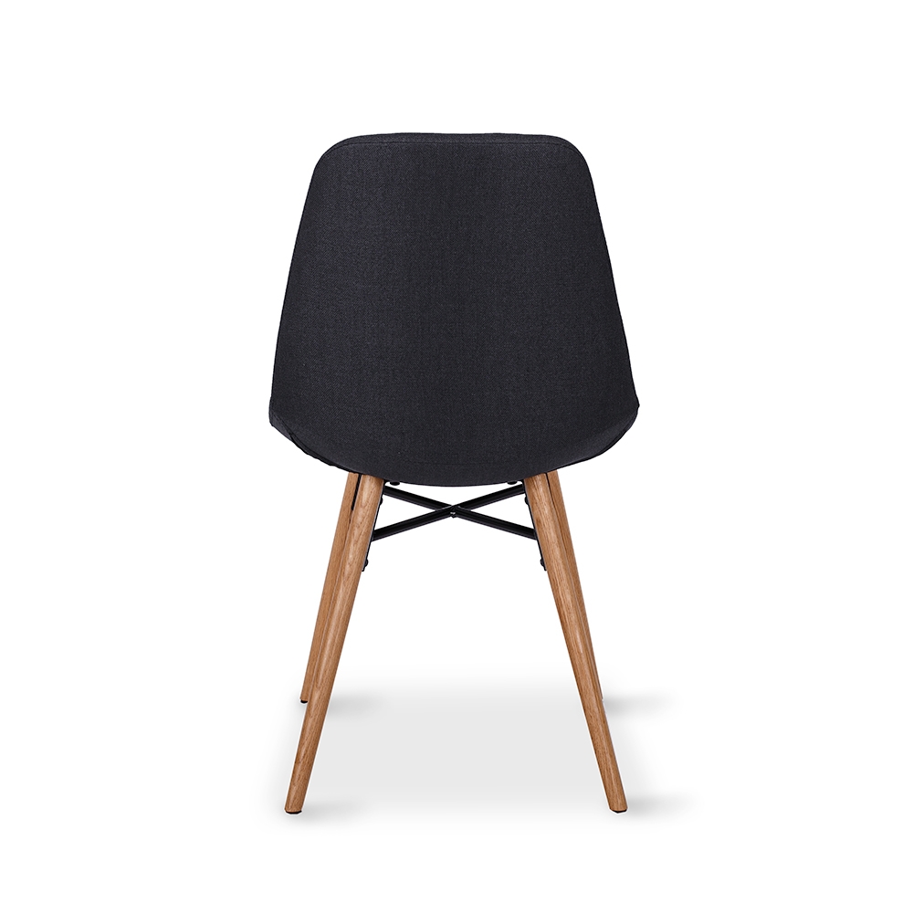 Black Padded Dining Chair Furniture by Design