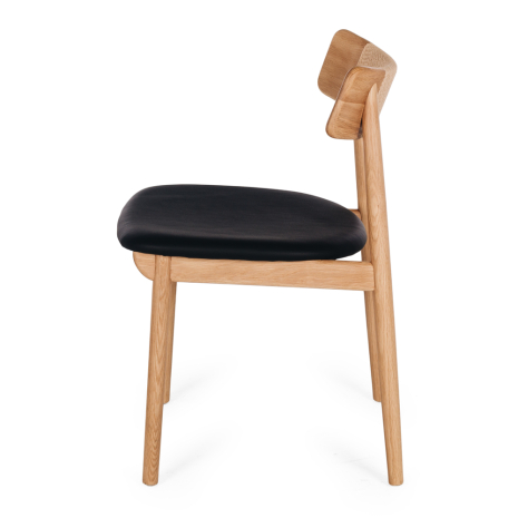 Niles Dining Chair (Natural Oak) PU