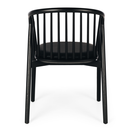 NORD Chair (Black Oak) BLK PU Seat