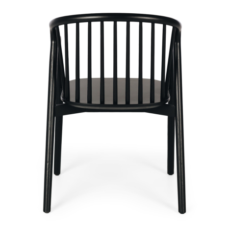 NORD Chair (Black Oak) BLK PU Seat