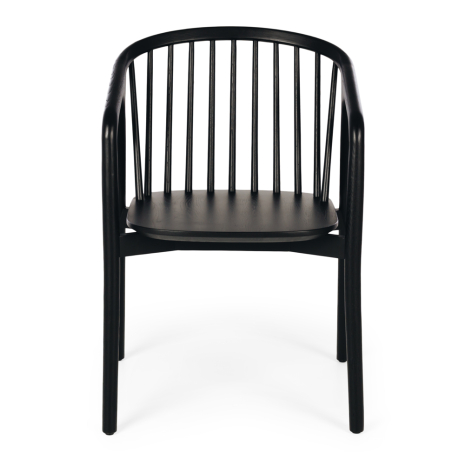 NORD Chair (Black Oak) BLK PU Seat