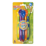 NUBY 6PK FEEDING SPOONS