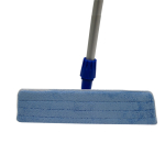 Mop Base Set Alloy with Handle & Microfibre Pad 60cm Sabco