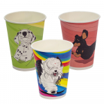 Paper Hot Cups Eco 12oz Dog Series