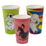 Paper Hot Cups Eco 16oz Dog Series