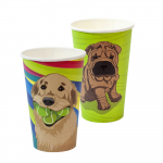 Paper Hot Cups Eco 16oz Dog Series