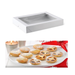 Window Cake Box Shallow Q314S0001 (Fruit Mince)